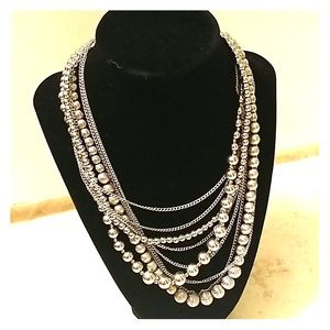 Silver Beaded Necklace